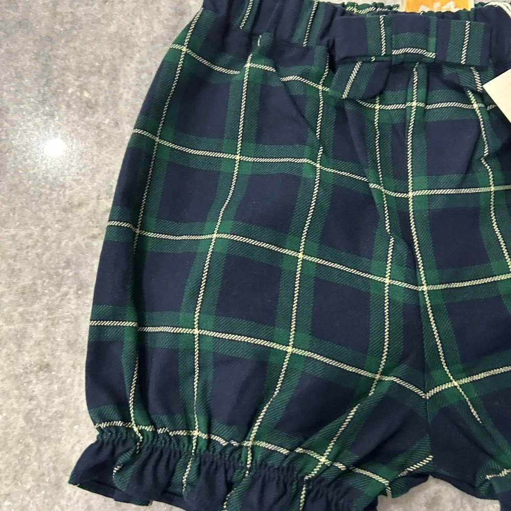 The Beaufort Bonnet Company Natalie Knickers Holiday Plaid Size 6